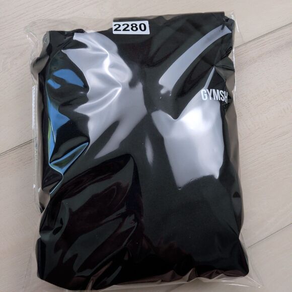 Gymshark Hoodie Pullover Womens Medium Black Workout Gym Activewear Athleisure - Picture 10 of 10